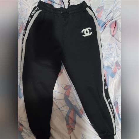 chanel sweatpants|chanel tracksuit.